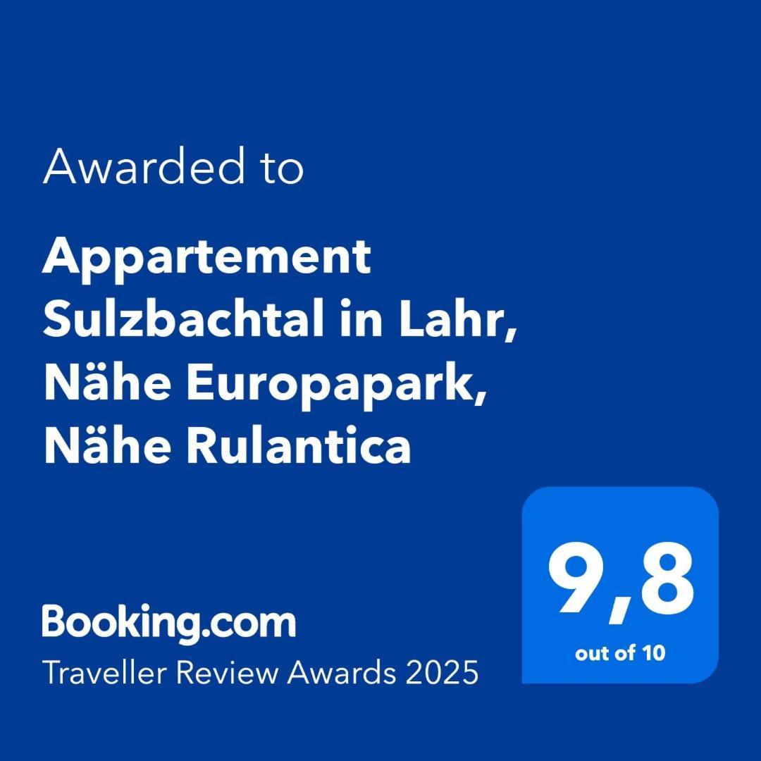 Appartement Sulzbachtal In Lahr, Naehe Europapark, Naehe Rulantica Lahr  Buitenkant foto